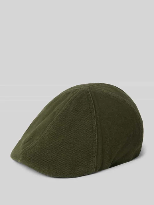 Zdjęcie produktu Czapka typu flat cap w stylu denimu Müller Headwear Oliwkowy