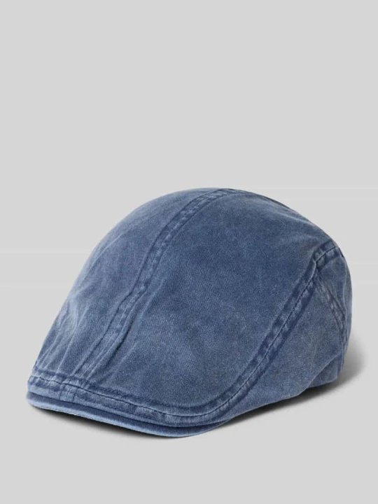 Zdjęcie produktu Czapka typu flat cap w stylu denimu Müller Headwear Jeansowy niebieski