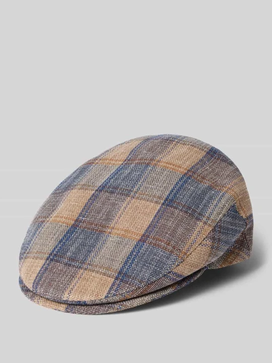 Zdjęcie produktu Czapka typu kaszkiet z mieszanki lnu i bawełny Müller Headwear Beżowy