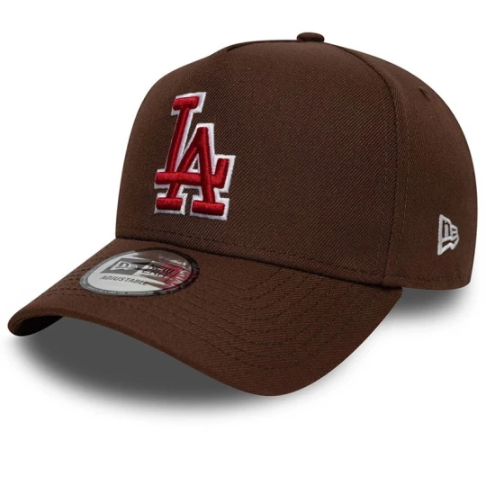 Zdjęcie produktu Czapka unisex New Era LA Dodgers MLB Outline Script 9FORTY E-Frame 60771811 - brązowa