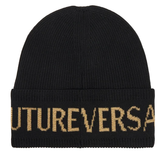 Zdjęcie produktu Czapka Versace Jeans Couture Big Beanie 79YAZK40 Czarny
