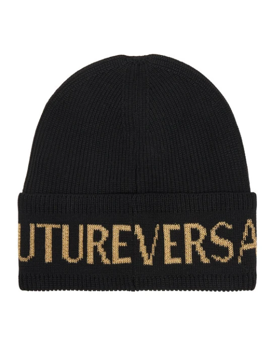 Zdjęcie produktu Czapka Versace Jeans Couture Big Beanie 79YAZK40 Czarny