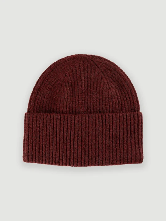 Zdjęcie produktu Czapka w prążek beanie TOP SECRET Bordo