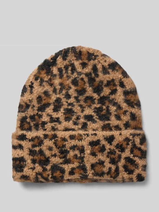 Zdjęcie produktu Czapka w zwierzęcy nadruk model 'Leo Hat' Kurt Beines Camel