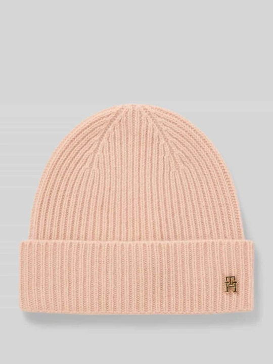Zdjęcie produktu Czapka z czystego kaszmiru Tommy Hilfiger Jasnoróżowy