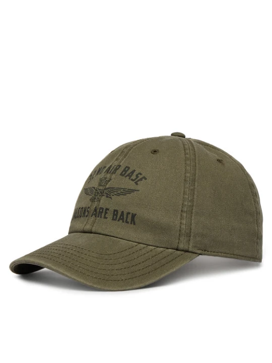 Zdjęcie produktu Czapka z daszkiem Aeronautica Militare 261HA1252UCT02476 Zielony