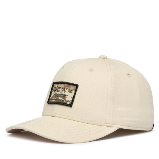 Zdjęcie produktu Czapka z daszkiem Alpha Industries Crew Camo 156903 Écru Kremowy