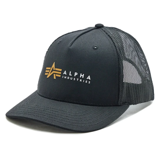 Zdjęcie produktu Czapka z daszkiem Alpha Industries Label 106901 Czarny