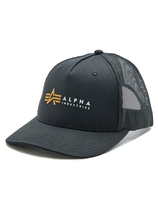 Zdjęcie produktu Czapka z daszkiem Alpha Industries Label 106901 Czarny