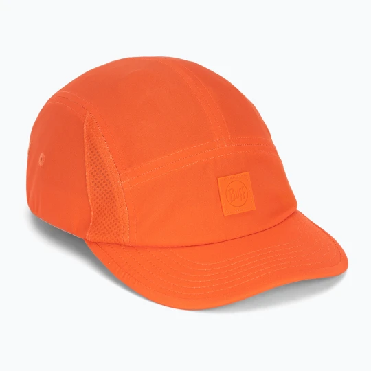 Zdjęcie produktu Czapka z daszkiem BUFF 5 Panel Go solid poppy Pomarańczowy