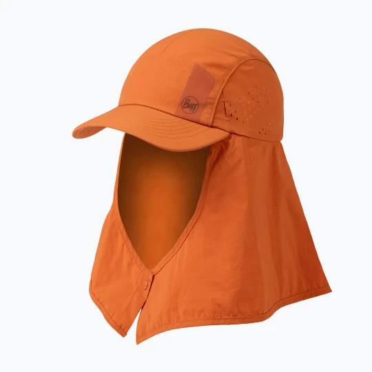 Zdjęcie produktu Czapka z daszkiem BUFF Desert solid ginger Pomarańczowy