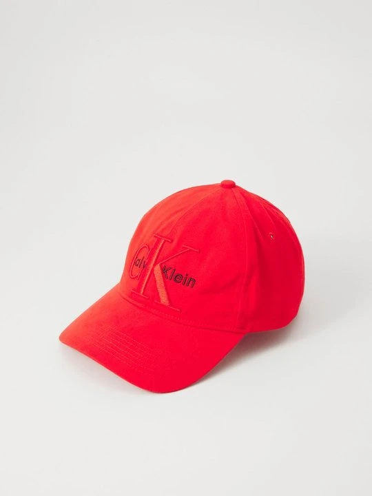 Zdjęcie produktu Czapka z daszkiem Calvin Klein pomarańczowy