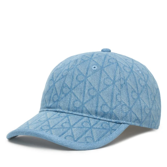 Zdjęcie produktu Czapka z daszkiem Calvin Klein Denim Emblem Burnout LV04F5042G Niebieski