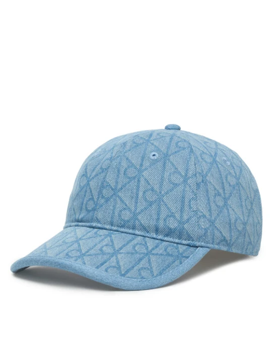 Zdjęcie produktu Czapka z daszkiem Calvin Klein Denim Emblem Burnout LV04F5042G Niebieski