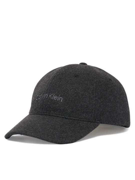 Zdjęcie produktu Czapka z daszkiem Calvin Klein Embroidered Titlecase Logo Felt LV04D5131G Czarny