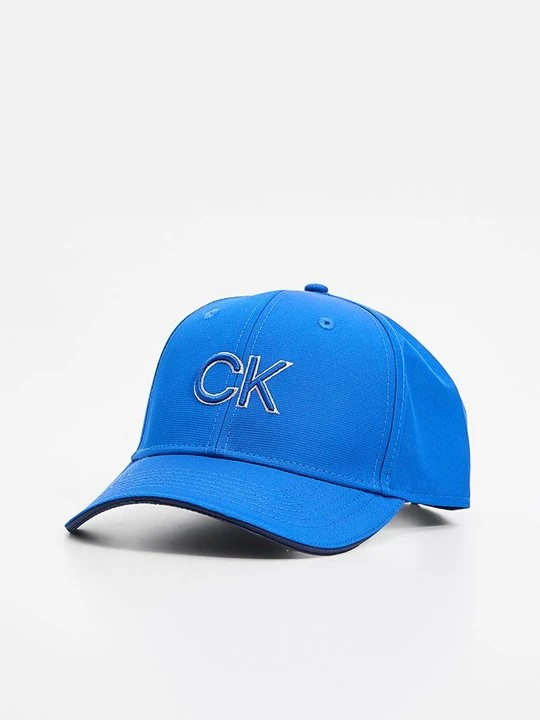 Zdjęcie produktu Czapka z daszkiem Calvin Klein błękit królewski