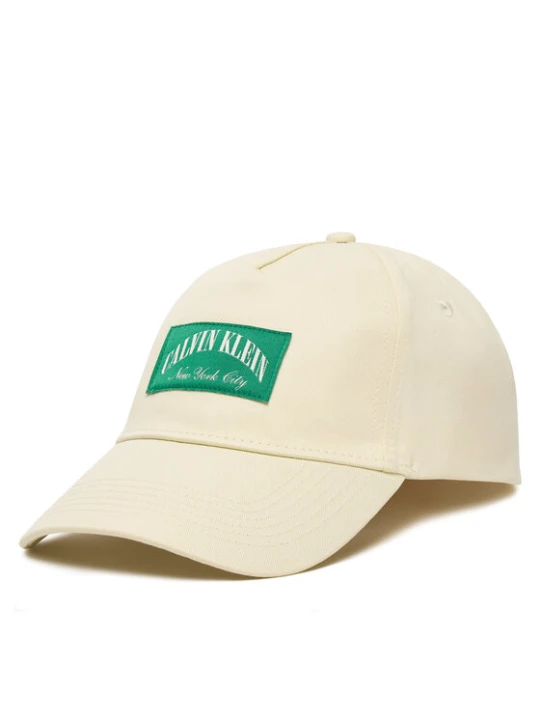 Zdjęcie produktu Czapka z daszkiem Calvin Klein Heritage Crest Patch Cap LV04D5103G Beżowy