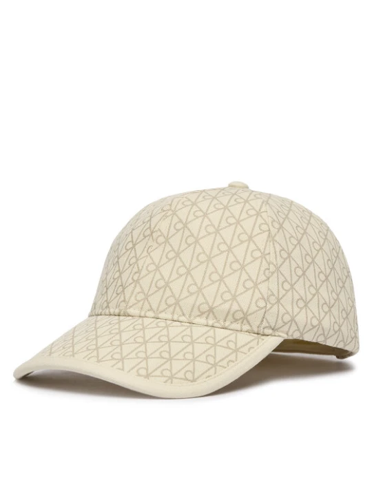 Zdjęcie produktu Czapka z daszkiem Calvin Klein LV04F5036G Écru Kremowy