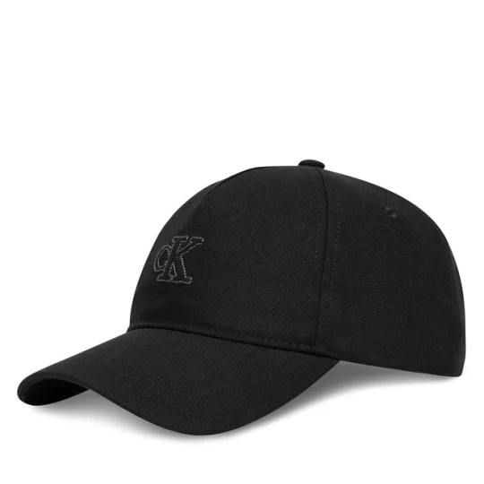 Zdjęcie produktu Czapka z daszkiem Calvin Klein Monogram Deboss Canvas Baseball LV04G5027G Czarny
