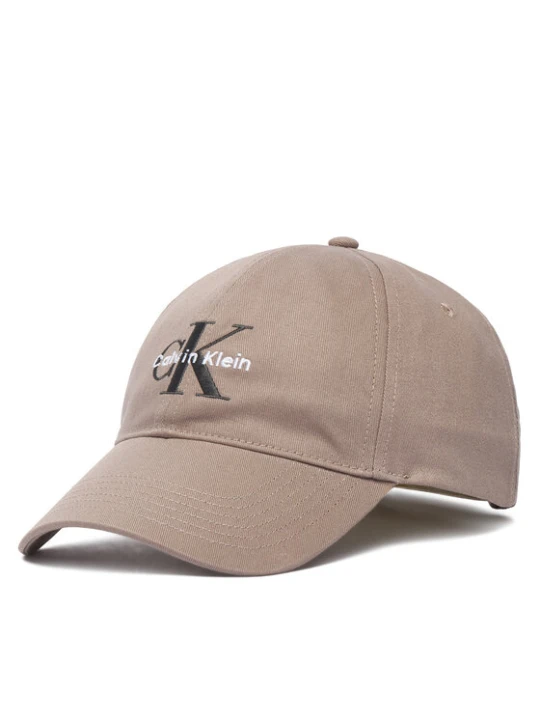 Zdjęcie produktu Czapka z daszkiem Calvin Klein Monologo Embroidery Baseball Cap LV04G5004G Beżowy