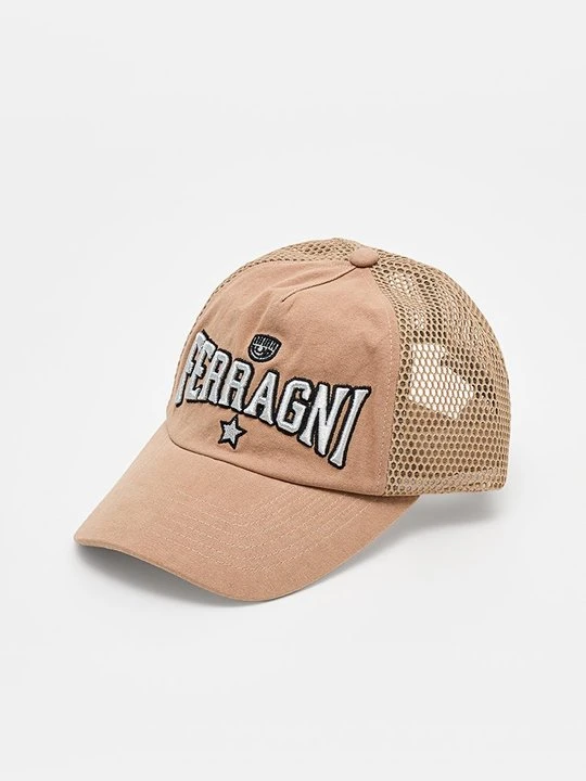 Zdjęcie produktu Czapka z daszkiem Chiara Ferragni beżowy