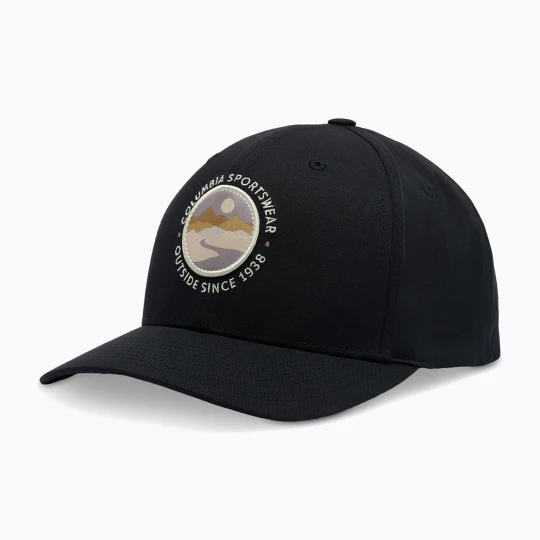 Zdjęcie produktu Czapka z daszkiem Columbia Lost Lager 3D Stretch Snapback black / landscape circle