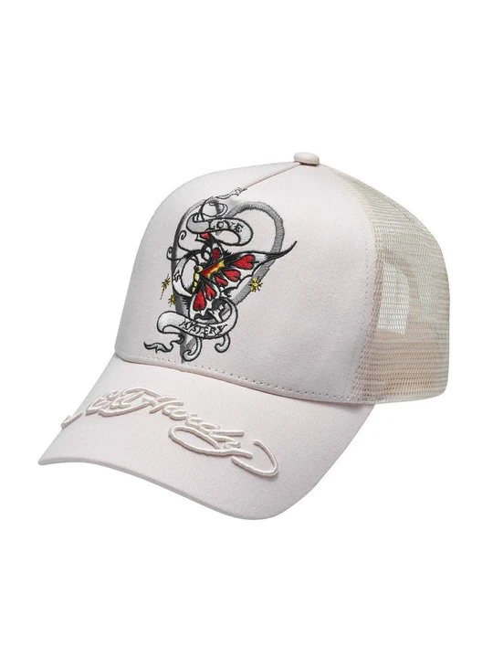 Zdjęcie produktu Czapka z daszkiem Ed Hardy jasnoróżowy
