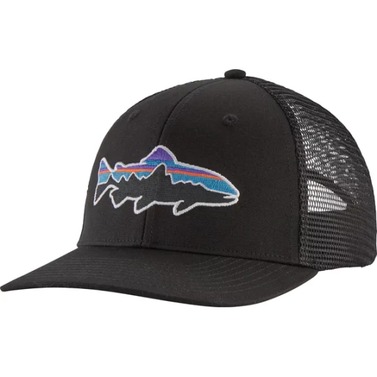 Zdjęcie produktu Czapka z daszkiem Fitz Roy Trout Trucker Hat Patagonia Czarny