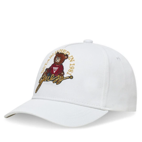 Zdjęcie produktu Czapka z daszkiem Guess H5RZ09 WO08O Biały