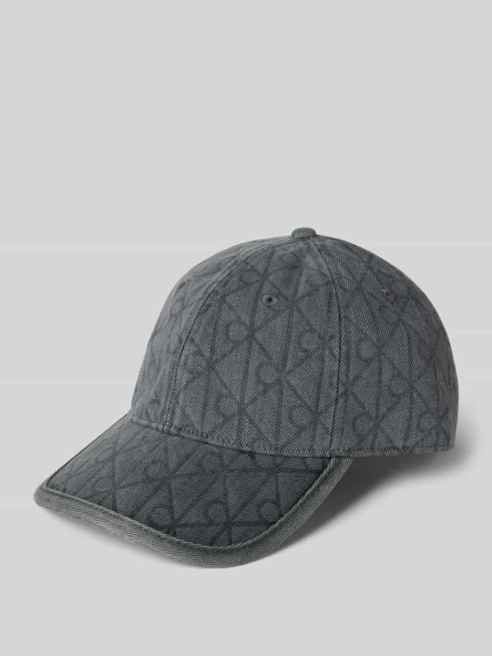 Zdjęcie produktu Czapka z daszkiem z detal z logo Calvin Klein Grafitowy