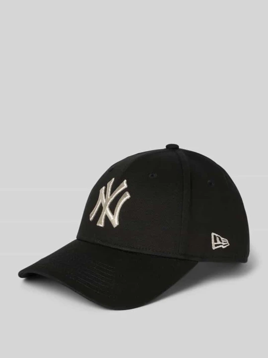 Zdjęcie produktu Czapka z daszkiem i detalem z logo New Era Czarny