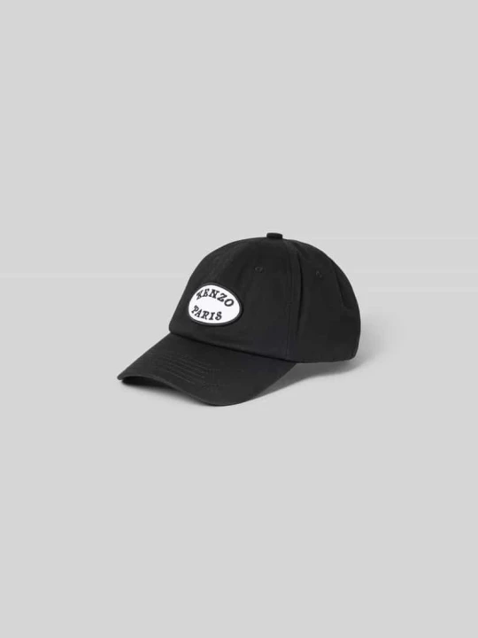Zdjęcie produktu Czapka z daszkiem i naszywką z logo Kenzo Czarny