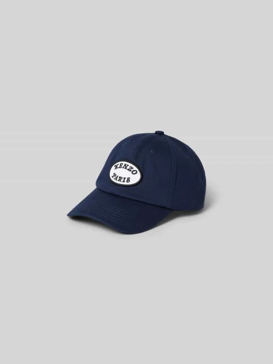 Zdjęcie produktu Czapka z daszkiem i naszywką z logo Kenzo Granatowy