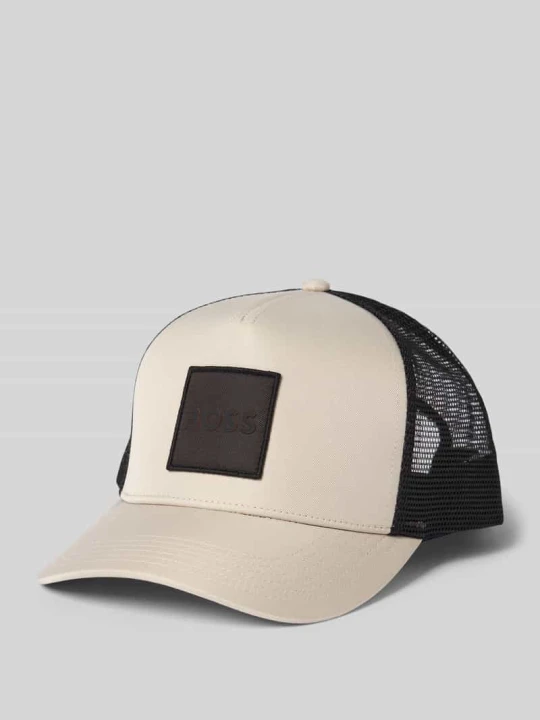 Zdjęcie produktu Czapka z daszkiem z Naszywka z logo Model „ELLIOT-PL” Boss Jasnoszary