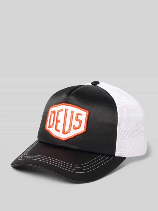 Zdjęcie produktu Czapka z daszkiem i naszywką z logo model ‘Luxx’ Deus Ex Machina Czarny