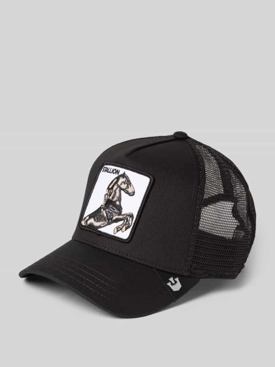 Zdjęcie produktu Czapka z daszkiem i naszywką z motywem model ‘The Stallion’ GOORIN BROS. Czarny