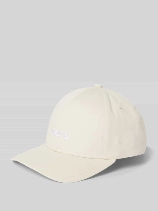 Zdjęcie produktu Czapka z daszkiem i wyhaftowanym logo model ‘Zed’ Boss Beżowy