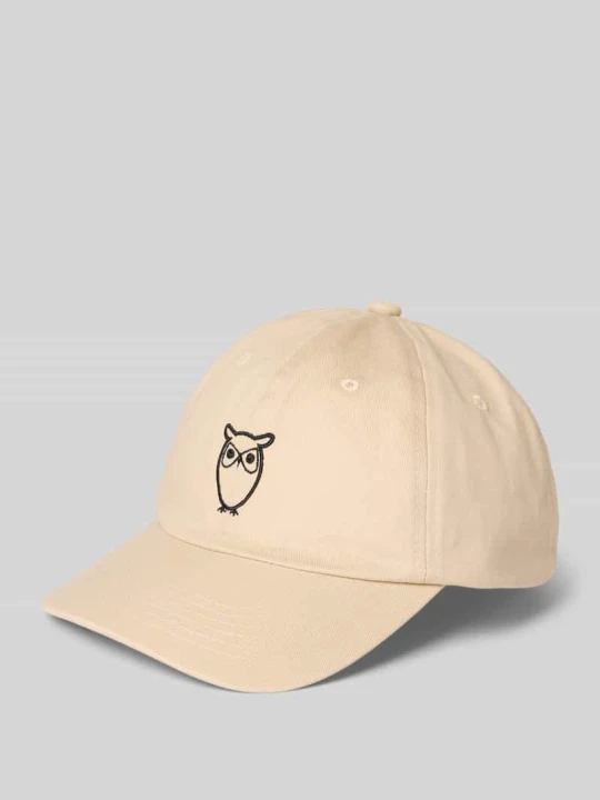 Zdjęcie produktu Czapka z daszkiem i wyhaftowanym motywem KnowledgeCotton Apparel Beżowy