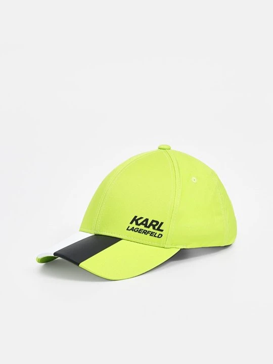 Zdjęcie produktu Czapka z daszkiem KARL LAGERFELD zielony neon