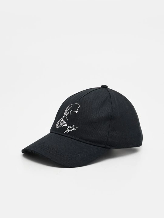 Zdjęcie produktu Czapka z daszkiem KARL LAGERFELD czarny