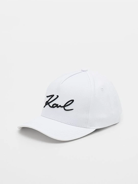 Zdjęcie produktu Czapka z daszkiem KARL LAGERFELD biały