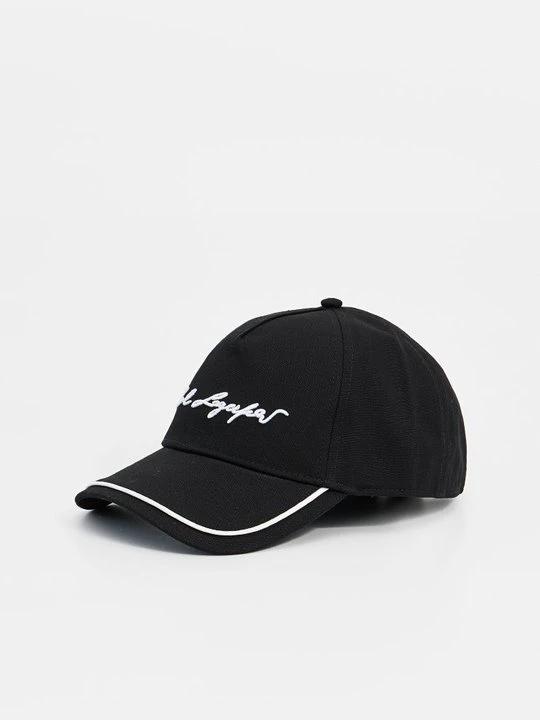 Zdjęcie produktu Czapka z daszkiem KARL LAGERFELD czarny