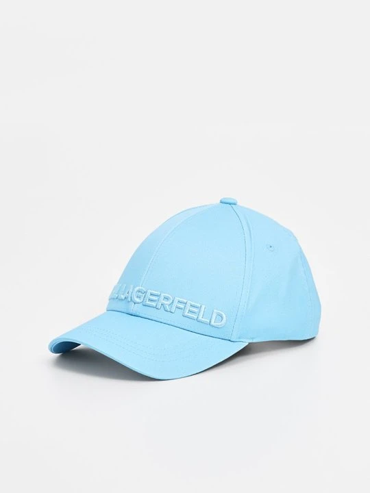 Zdjęcie produktu Czapka z daszkiem KARL LAGERFELD jasnoniebieski