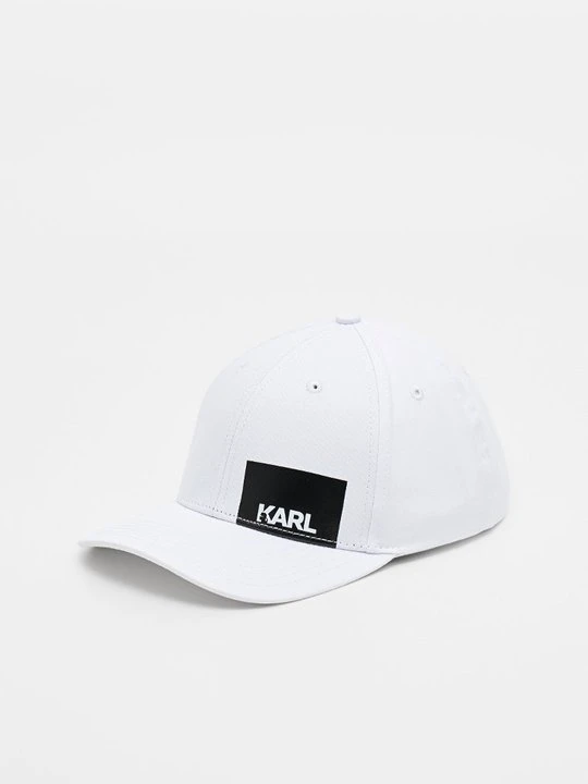 Zdjęcie produktu Czapka z daszkiem KARL LAGERFELD biały