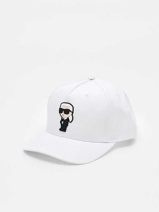 Zdjęcie produktu Czapka z daszkiem KARL LAGERFELD biały
