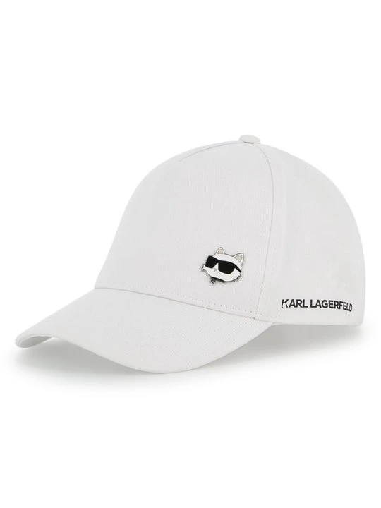 Zdjęcie produktu Czapka z daszkiem KARL LAGERFELD biały