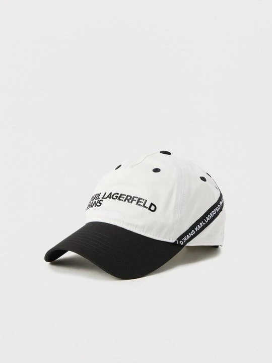 Zdjęcie produktu Czapka z daszkiem KARL LAGERFELD biały