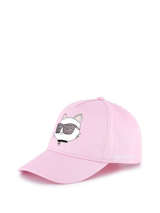 Zdjęcie produktu Czapka z daszkiem KARL LAGERFELD różowy
