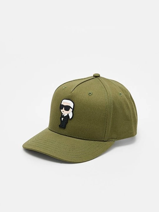 Zdjęcie produktu Czapka z daszkiem KARL LAGERFELD oliwkowy