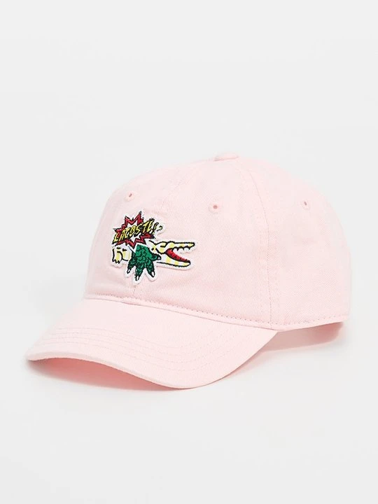 Zdjęcie produktu Czapka z daszkiem Lacoste jasnoróżowy